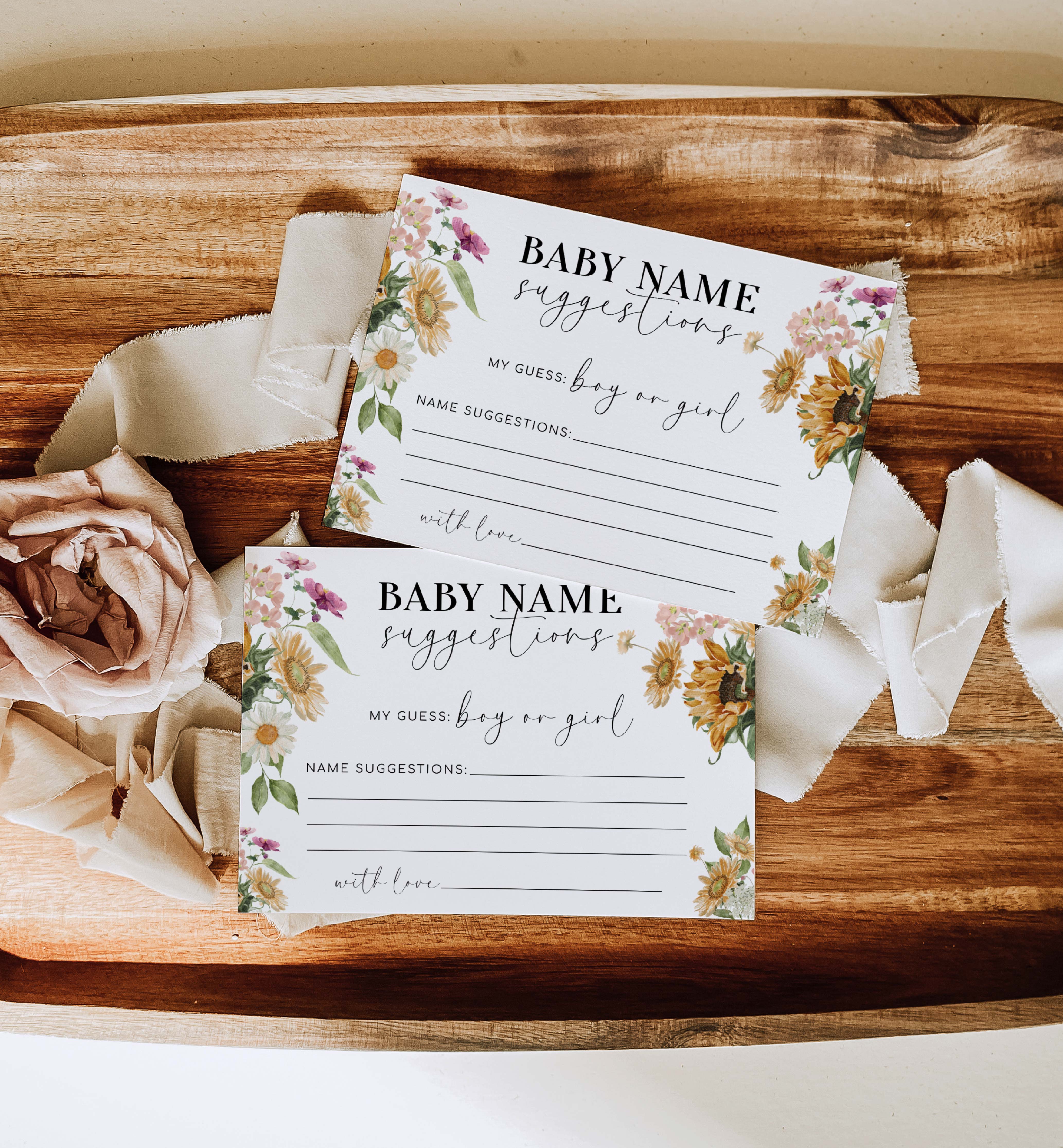 Baby shower hot sale name suggestions