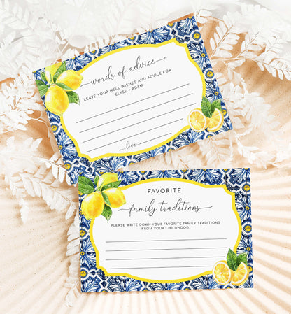 Positano Lemons | Printable Baby Shower Games Bundle Template