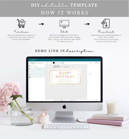 Dot Pastel | Printable Custom Gift Voucher Template