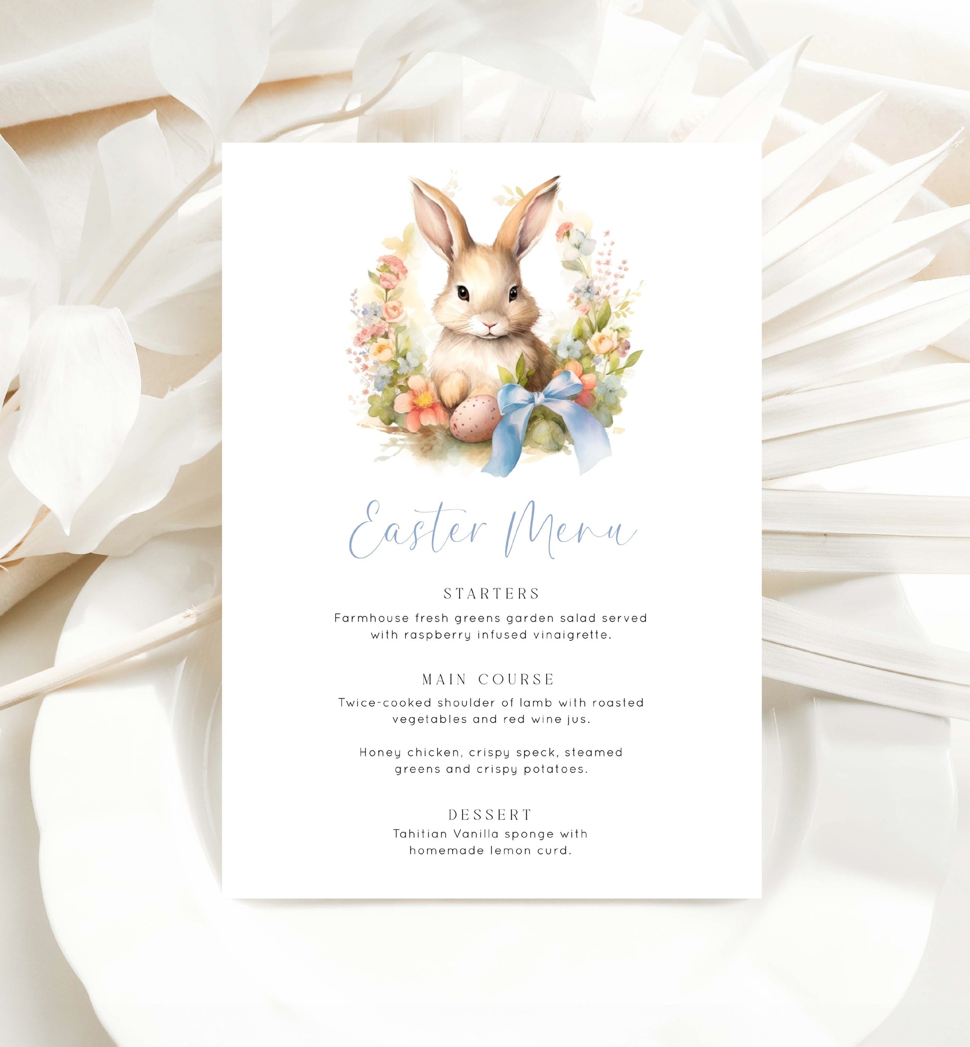 Printable Easter Menu Template, Easter Brunch Menu, Easter Lunch Menu, Easter Dinner Menu, Easter Bunny, Easter Egg Hunt, Easter Food Menu