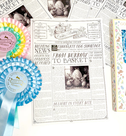 Easter Newspaper Activity Booklet, Basket Basket Gift, Easter Morning Activities, Easter Colouring, Easter Puzzle, Alternative Easter Gift