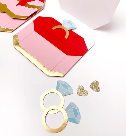 Ring Box Greeting Card