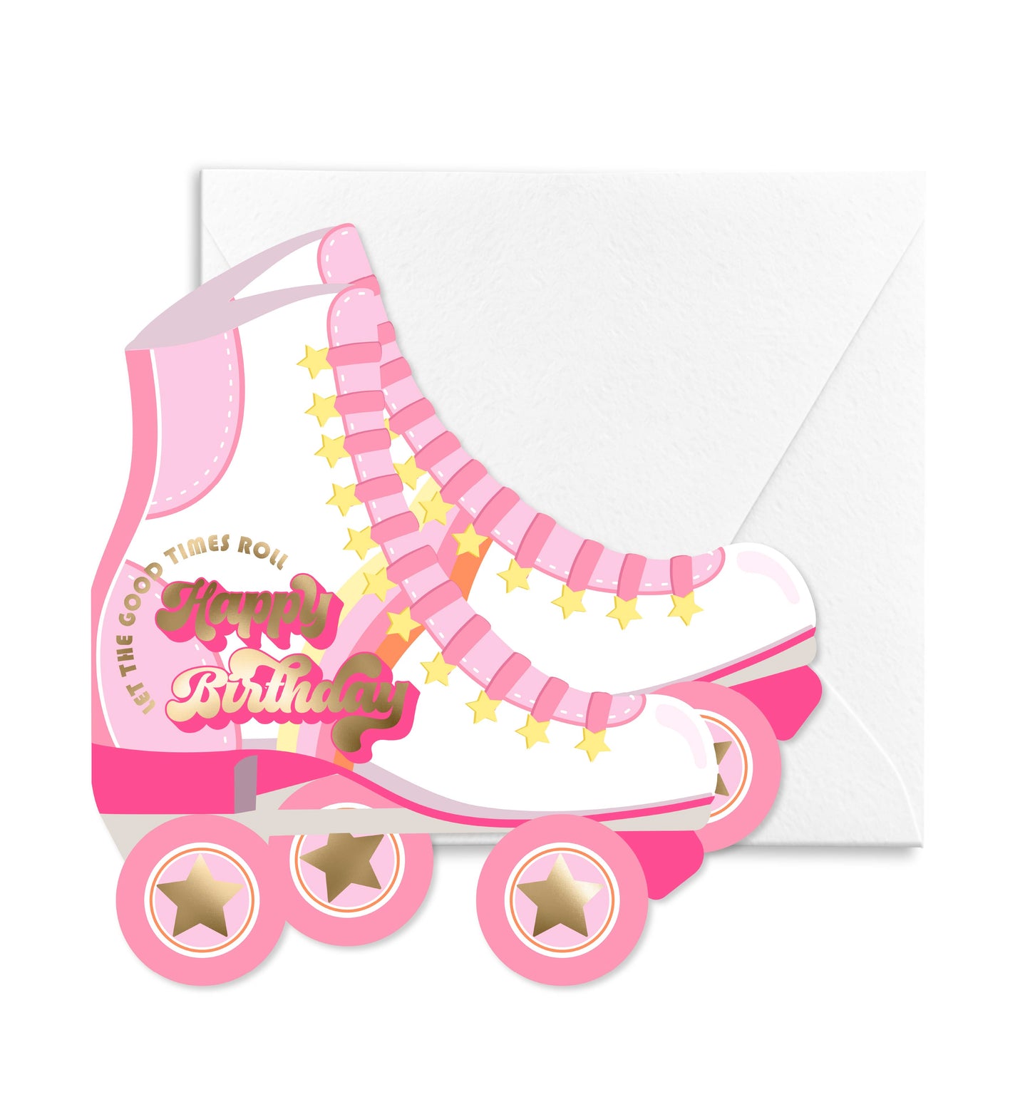 Roller Skate Birthday Greeting Card