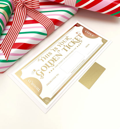 Golden Ticket Gold | Scratch-off Gift Voucher