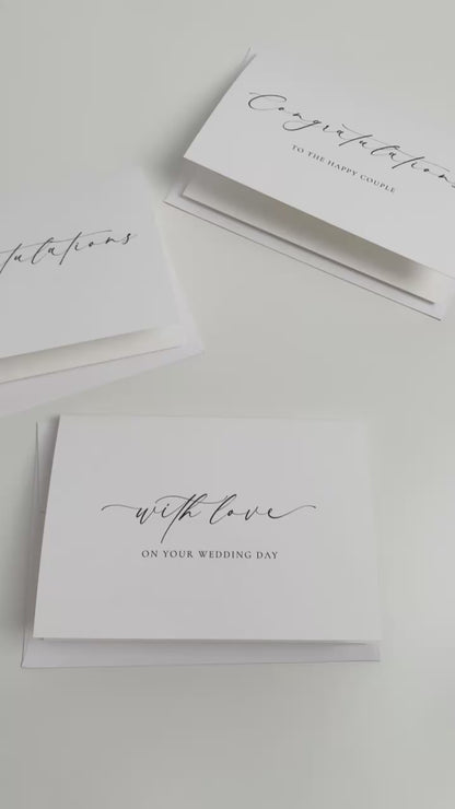 Ellesmere Ivory | With Love On Your Wedding Day Greeting Card