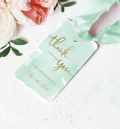 Watercolour Green | Printable Baby Shower Games Bundle