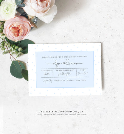 So Frenchy | Printable Baby Shower Invitation - Black Bow Studio