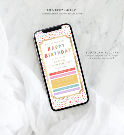 Dot Multi | Smartphone Custom Gift Voucher