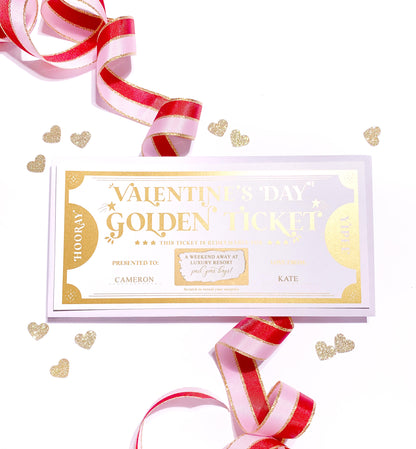 Golden Ticket Gold | Scratch-off Valentine's Day Gift Voucher