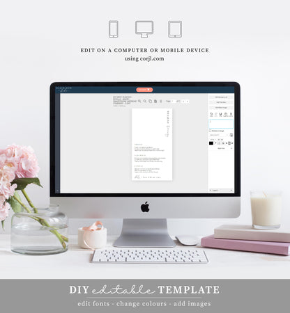 Estelle White | Smartphone Itinerary Template