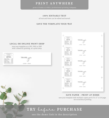 Estelle White | Printable Water Bottle Favour Labels Template