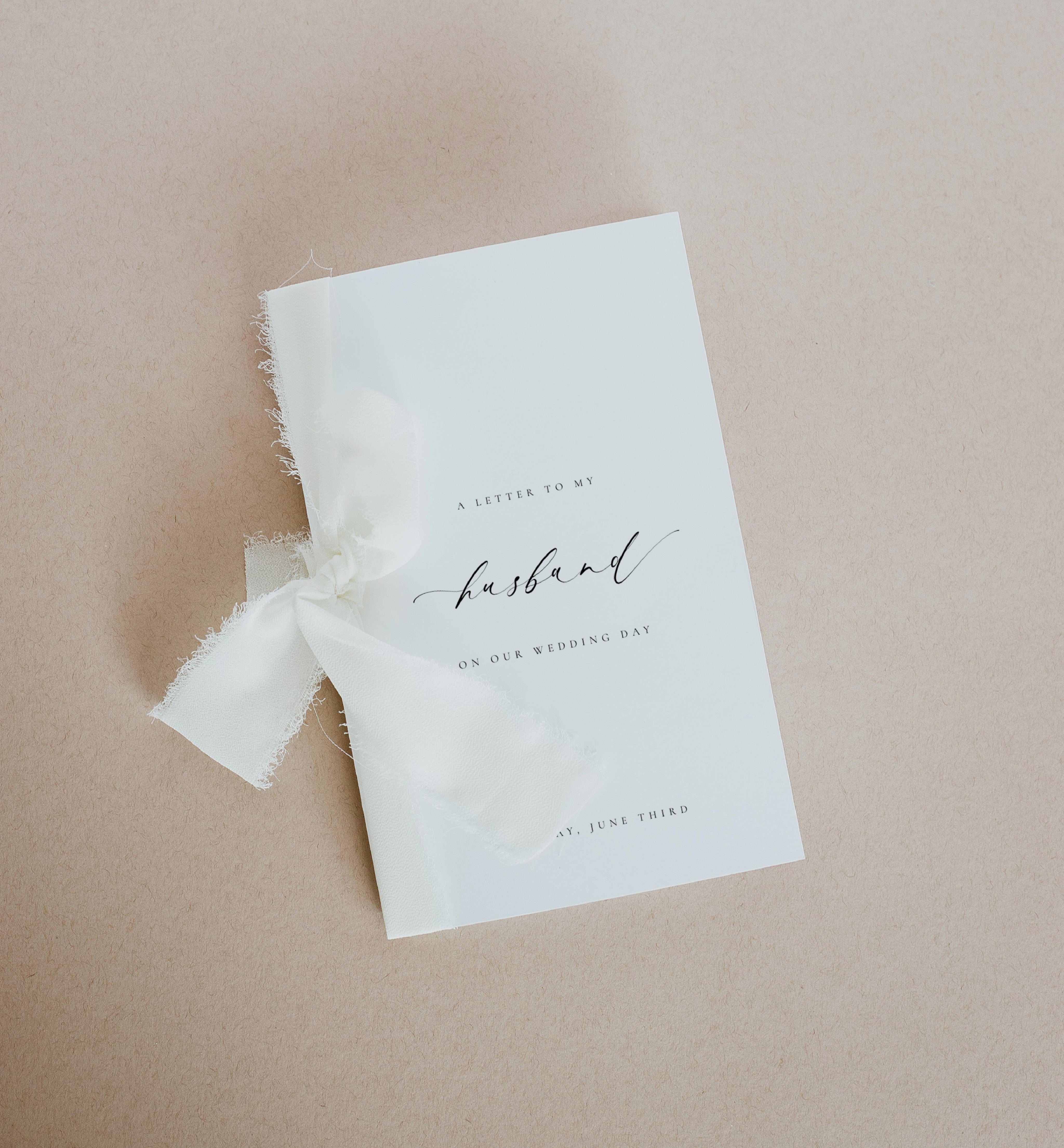 Ellesmere White | Printable A Letter To My Wedding Vow Book Template ...